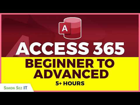 Microsoft Access 2021 Beginner to Advanced Training: 5+ Hour Tutorial Course