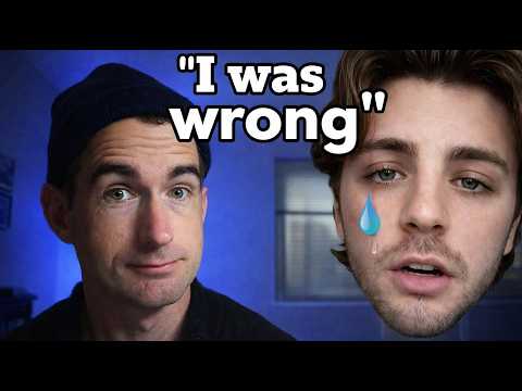 He apologized..