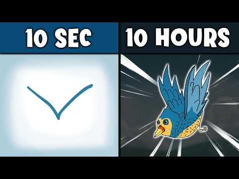 Animating Flying in 10 Seconds vs 10 Hours