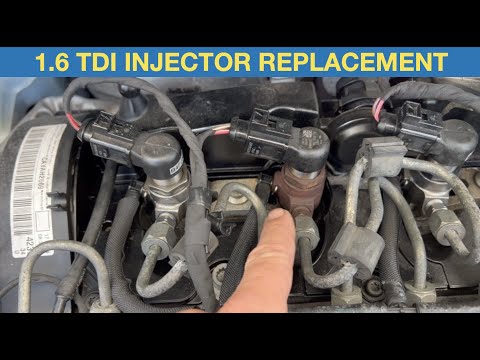 VW Caddy 1.6 TDI Injector replacement