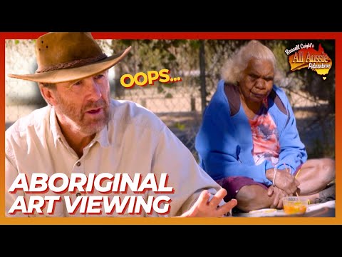 Russell Coight Views Aboriginal Art | All Aussie Adventures