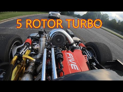 Turbo 5 Rotor Supercar (POV) - Felt Like a Movie Scene! - V10 F1 Sound