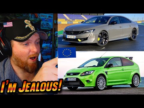 American Reacts to European's Favorite Cars That America CAN'T HAVE 🚗