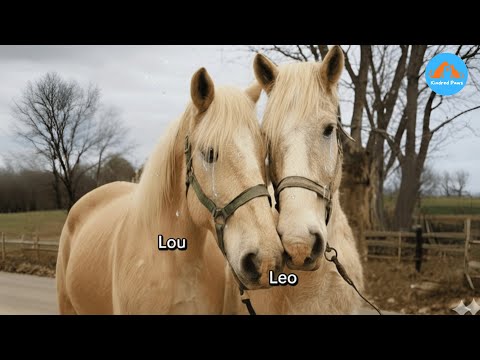 They Were Meant to Die ApartβLeo & Lou the Percheron Horses Chose Each Other