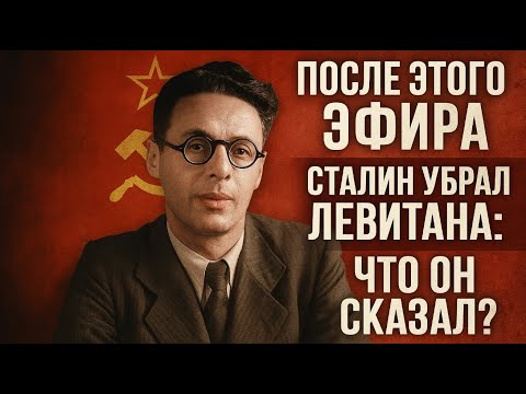 Левитан произнёс ТРИ СЛОВА не по тексту. СТАЛИН приказал РАССТРЕЛЯТЬ!!!