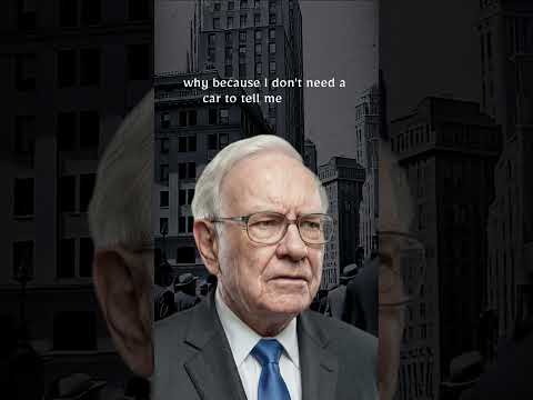 Warren Buffett: New Cars Are for Poor People 📉