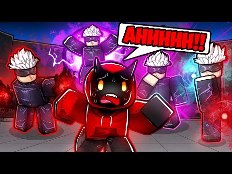 I Found A GOJO ONLY CLAN in ROBLOX The Strongest Battlegrounds...