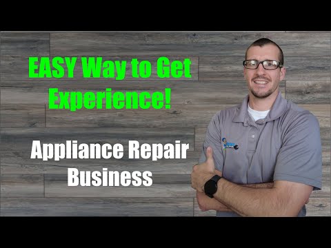 How to get experience in appliance repair? How to learn how to work on appliances?
