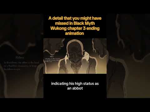 A detail that you might have missed in Black Myth Wukong Ch.3 animation