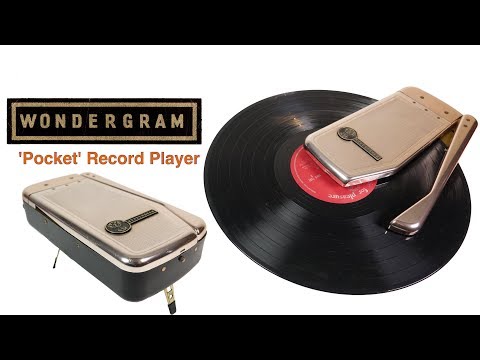 1950s Wondergram ‘Pocket Phonograph’ Repair & Demo