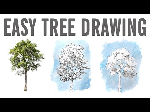 Tree Drawing Simplified - Step by Step