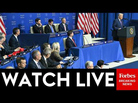 LIVE: President Trump Holds Board Of Peace Event