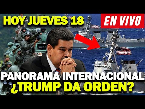 🔴 ¡ÚLTIMA HORA! 🔴 TRUMP ELEVA LA PRESIÓN | AVIONES F-18 OPERAN CERCA DE VENEZUELA HOY