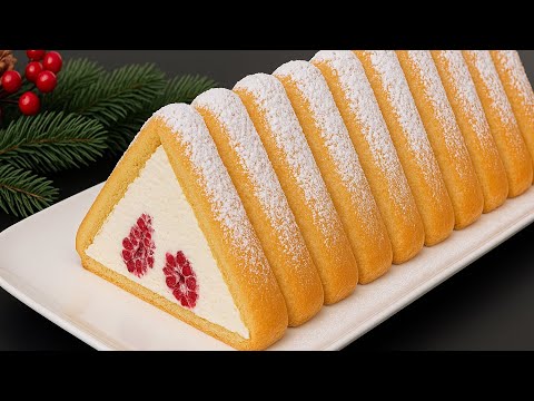 Believe it or not: this no-bake Christmas cake is super easy and irresistible! 🤩