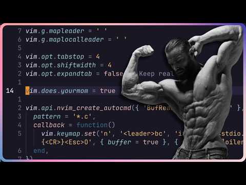 Neovim config from scratch (as a giga chad)