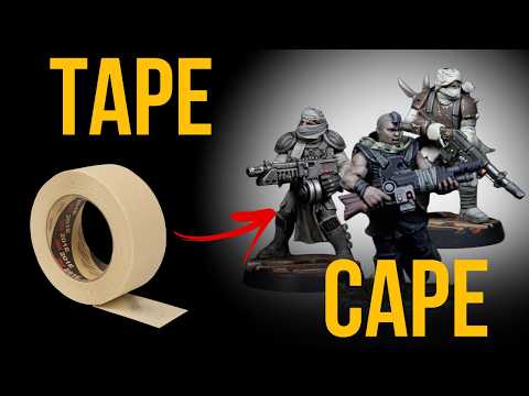 Make EASY Cloth and Cloaks with MASKING TAPE!!!