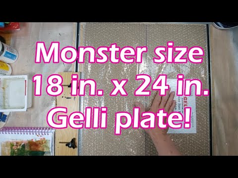 Monster Size Gelli Plate!