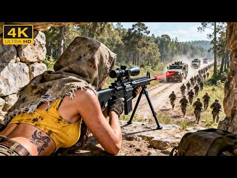 2026動作電影！日軍大部隊囂張出行，不料遭女特務半路劫殺，精準爆頭殲滅日軍！ ⚔️ 功夫 | Kung Fu | 武打 | 反差 | 抗日 | 動作電影