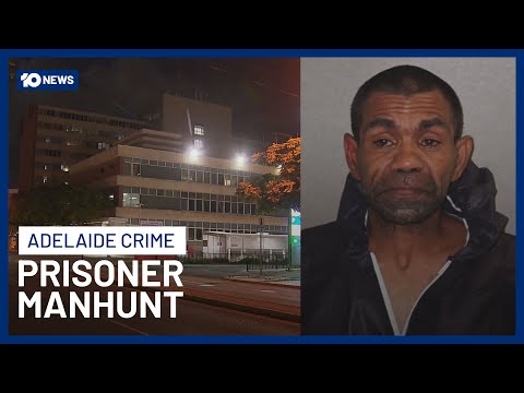 Adelaide Man Allegedly Attacks Police & Escapes Custody In Hospital Car Park | 10 News