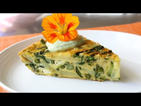 Spring Vegetable Frittata Recipe - How to Make a Baked Frittata