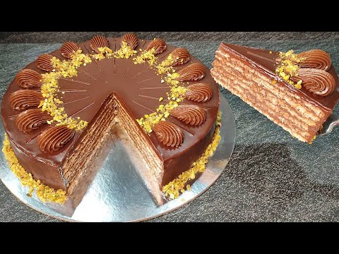 Знаменитый Болгарский торт ГАРАШ! Без муки и глютена! Классика! Мега шоколадный! Ореховый торт!