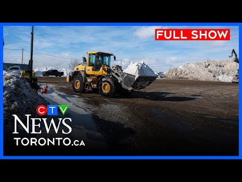 Snowstorm cleanup still underway with dump sites at capacity | CTV News Toronto at Noon for Jan. 28
