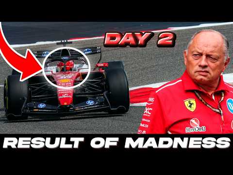Ferrari engineers shocked after seeing Leclerc's data after finishing first on day two in Bahrain