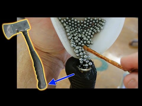 "Improving" The Cheapest Axe On AMAZON (with epoxy)