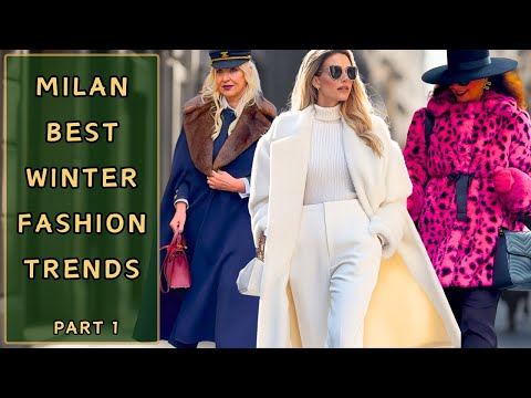 MILAN BEST Winter Street Style 2025 🇮🇹: Italian Stunning Fashion Trends (PART 1)