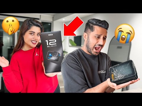 دوربین فرهاد رو شکستم | براش اخرین مدل ۴۰۰ دلاری رو خریدم 😱🎁