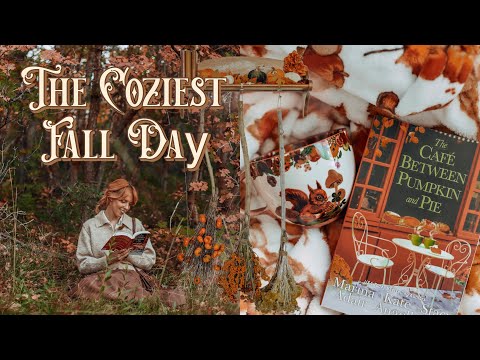 The Coziest Fall Day π apple picking, cozy fall haul, making witches' brooms, autumn vlog