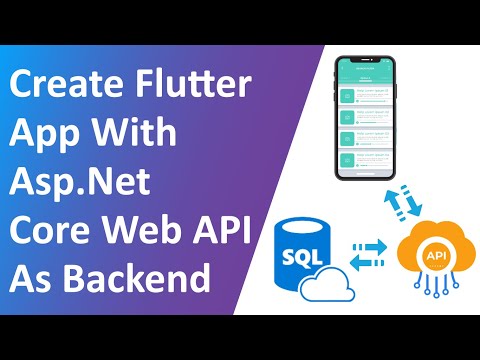 Create Flutter App With Asp.Net Core Web API As Backend - Full Tutorial