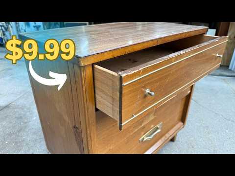 Ep. 139 I Found a $10 Goodwill DRESSER and Tried to RESTORE it