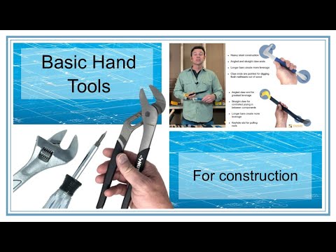 Basic Hand tools in Construction - Construction Fundamentals Lesson Series - Trades Training Video