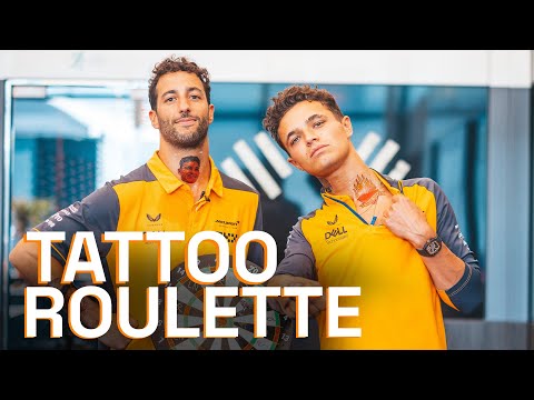 Tattoo Roulette with Lando Norris and Daniel Ricciardo