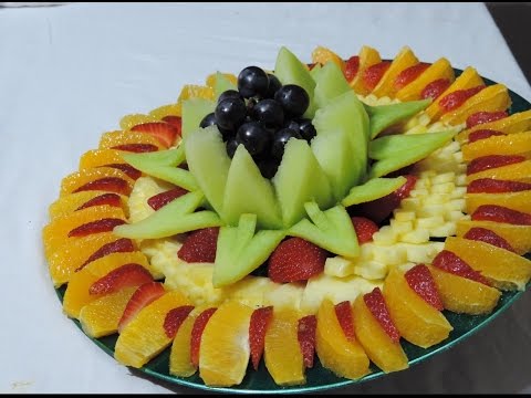 DELICIOUS FRUIT CENTER, HOW TO MAKE - By J.Pereira Art Carving Fruit