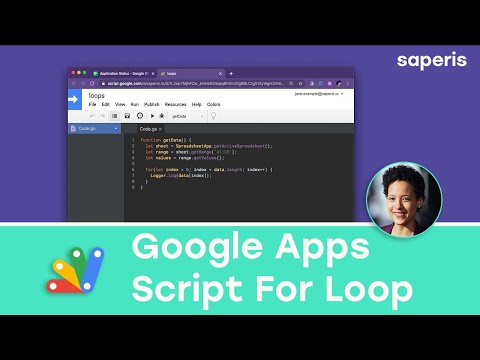 Google Apps Script For Loop