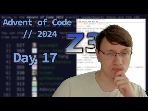 Advent of Code 2024 Day 17 Solve