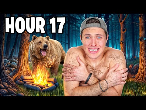 Surviving in the FOREST for 24 HOURS