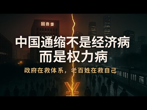 M2暴涨、消费冰封：中国通缩不是经济问题，是结构性对抗#中国通缩, #通缩危机, #中国经济,