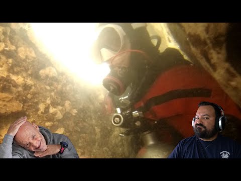 Divers React to Super Tight Cave Dive