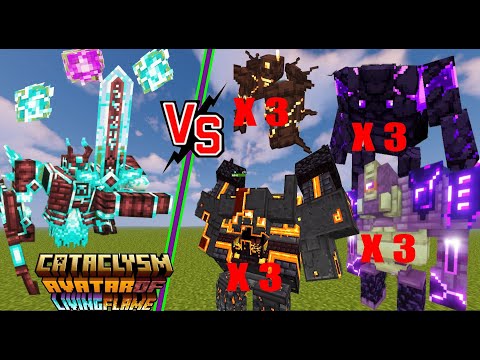 Ignis vs x3 L_Ender 's Cataclysm - Boss Animation