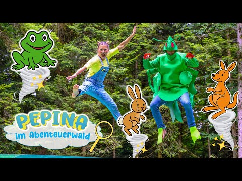 🔍✨ WHERE'S THE TRAMPOLINE? At the adventure playground with animals 🐸🐰🦘🦗 New children's song: Bou...