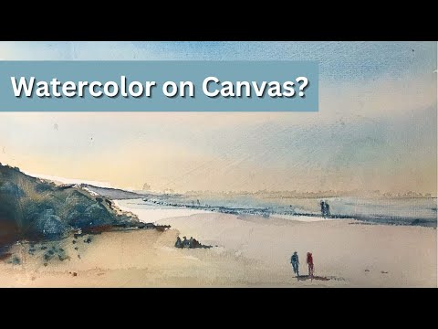Watercolor Canvas Painting Made Incredibly Simple