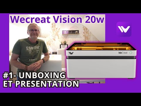 WeCreat Vision 20W 💜 . Un graveur laser hors du commun
