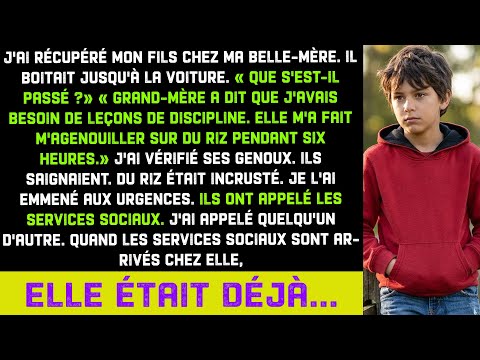 Fils boitait «Tante m'a fait genoux sur riz 6h» — Urgences appelèrent DCFS, j'appelai qqn d'autre.