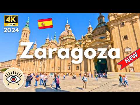 Zaragoza Like You've Never Seen ⛲️ History and Curiosities in 4K | Walking Tour