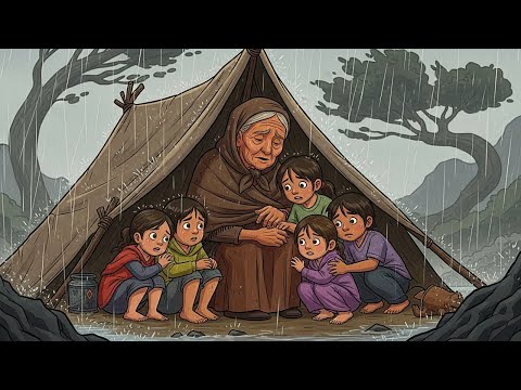 La historia de la pobre abuela abandonada con sus nietos en las montañas... hasta que todo cambió