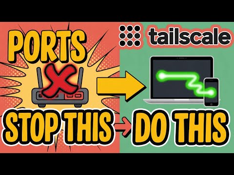 Stop Port Forwarding! Use Tailscale Instead