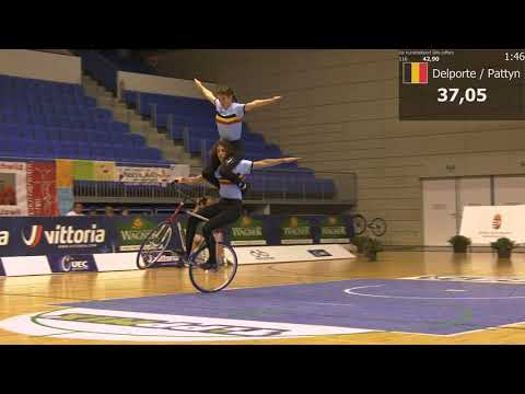 Jelle Delporte - Lien Patty - EM 2022 in Nyíregyháza [HUN] | Kunstrad